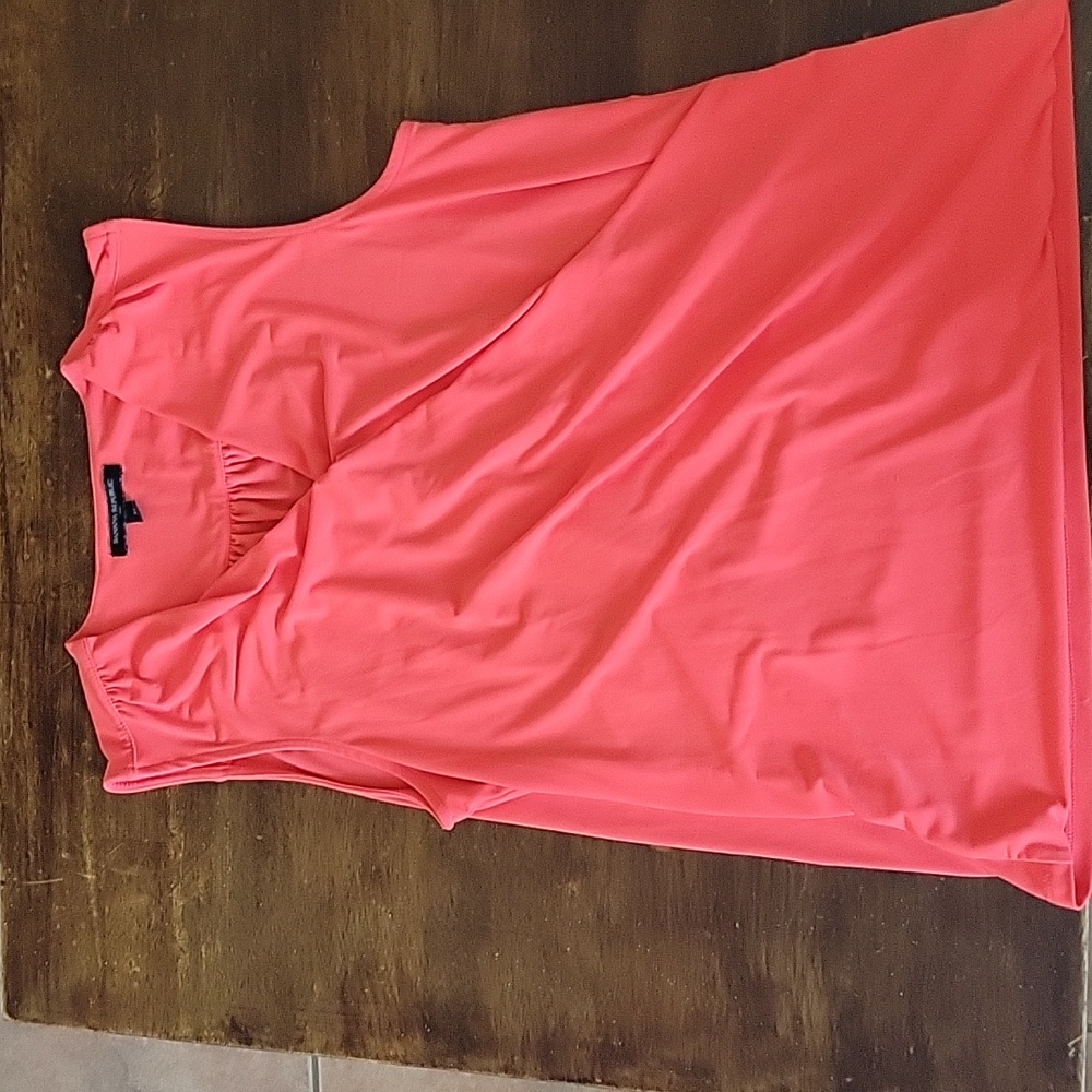 Banana Republic cross cross stretchy blouse color Orange.